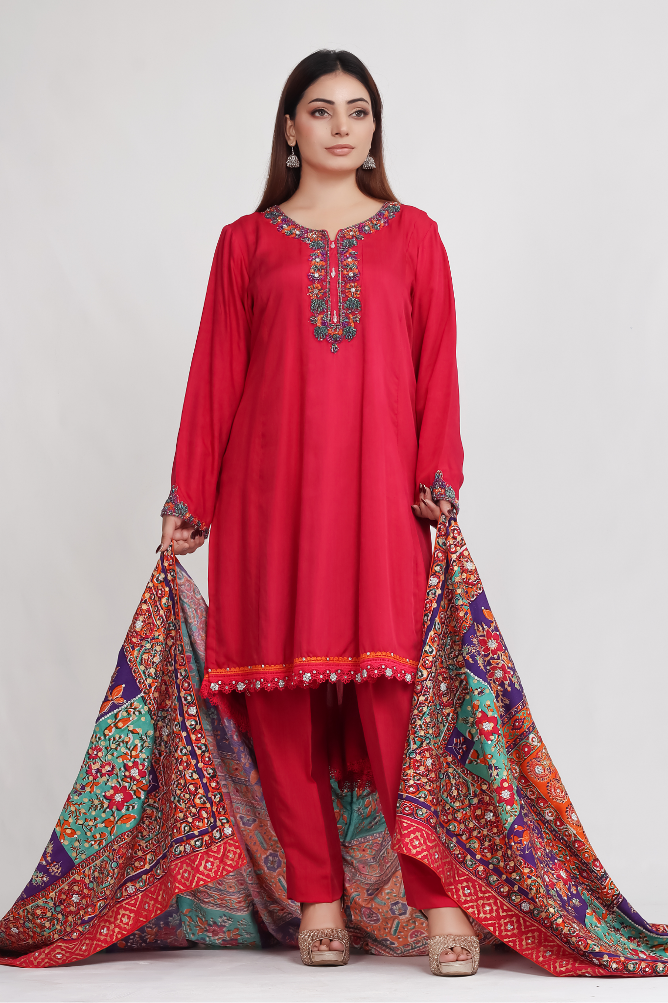 Orna - 3-Piece Stitched Suit - RZL104