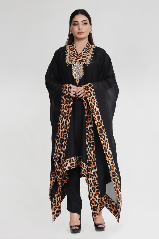 Celeste - 3-Piece Stitched Suit Kaftan - RZL105