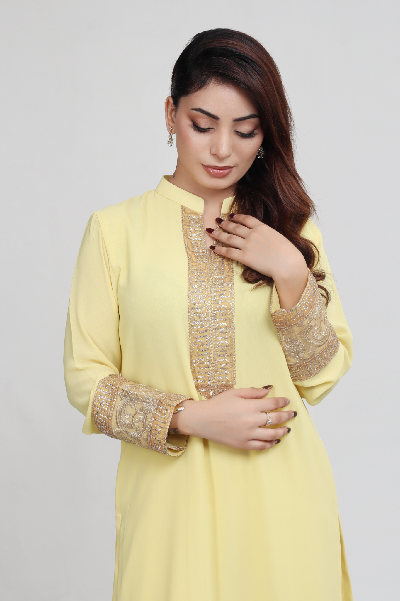 Nora - 3-Piece Stitched Suit - RZL128