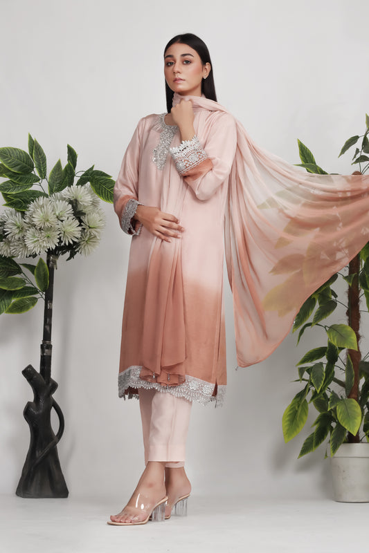 Fayra - 3-Piece Stitched Suit - RZL122