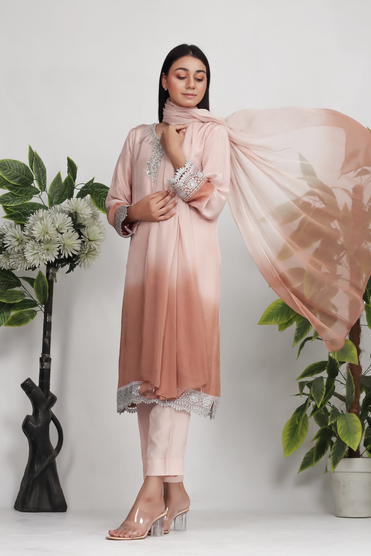 Fayra - 3-Piece Stitched Suit - RZL122