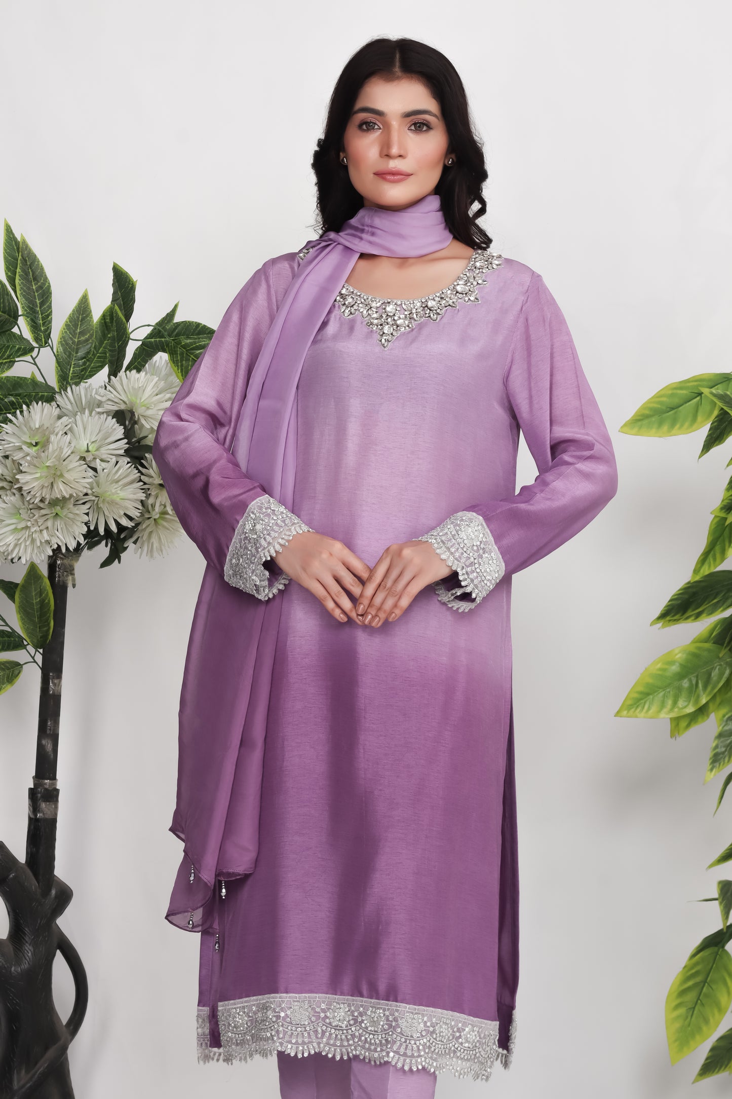 Vivara - 3-Piece Stitched Suit - RZL121