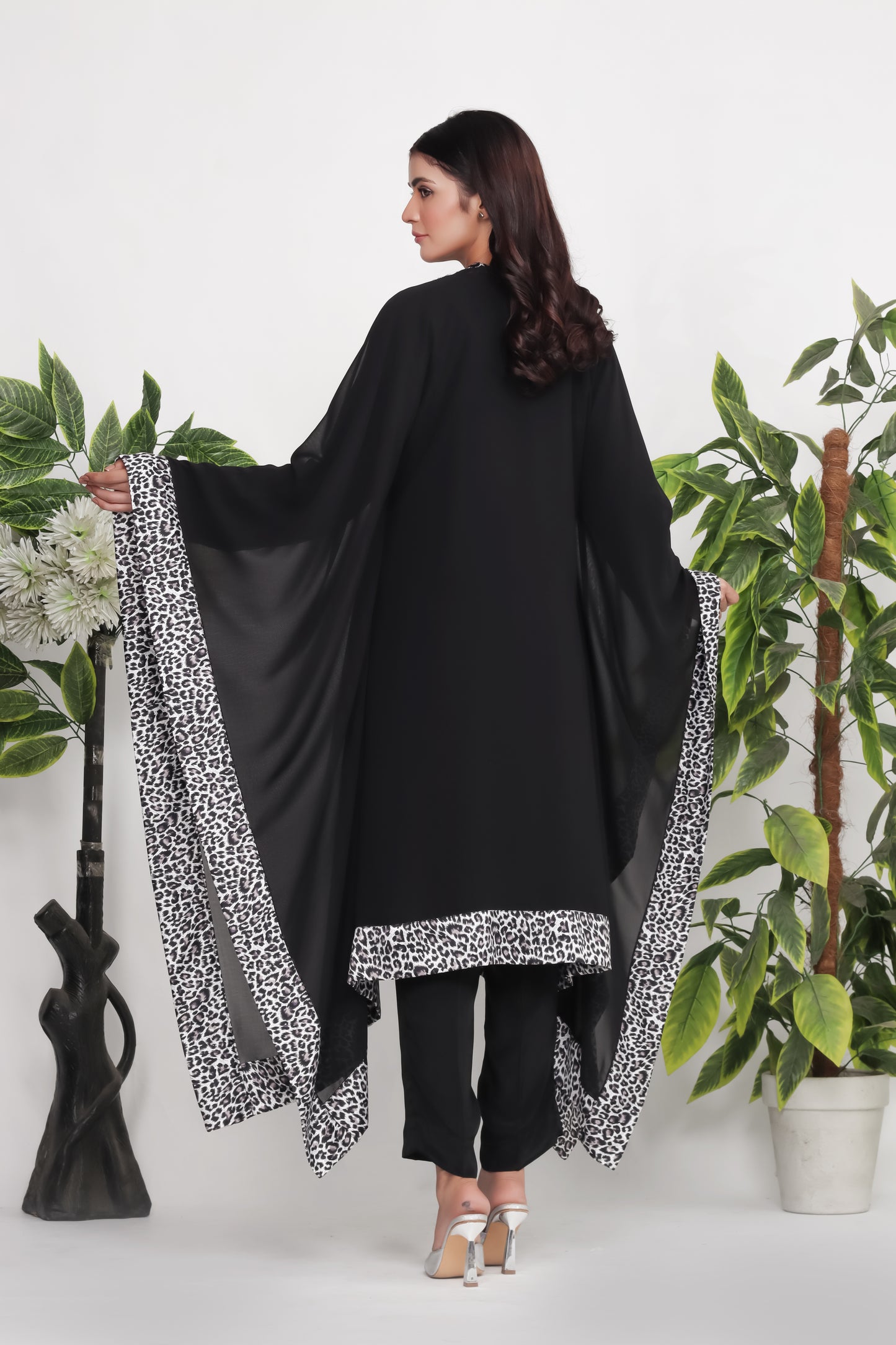 Valea - 3-Piece Stitched Suit Kaftan- RZL107