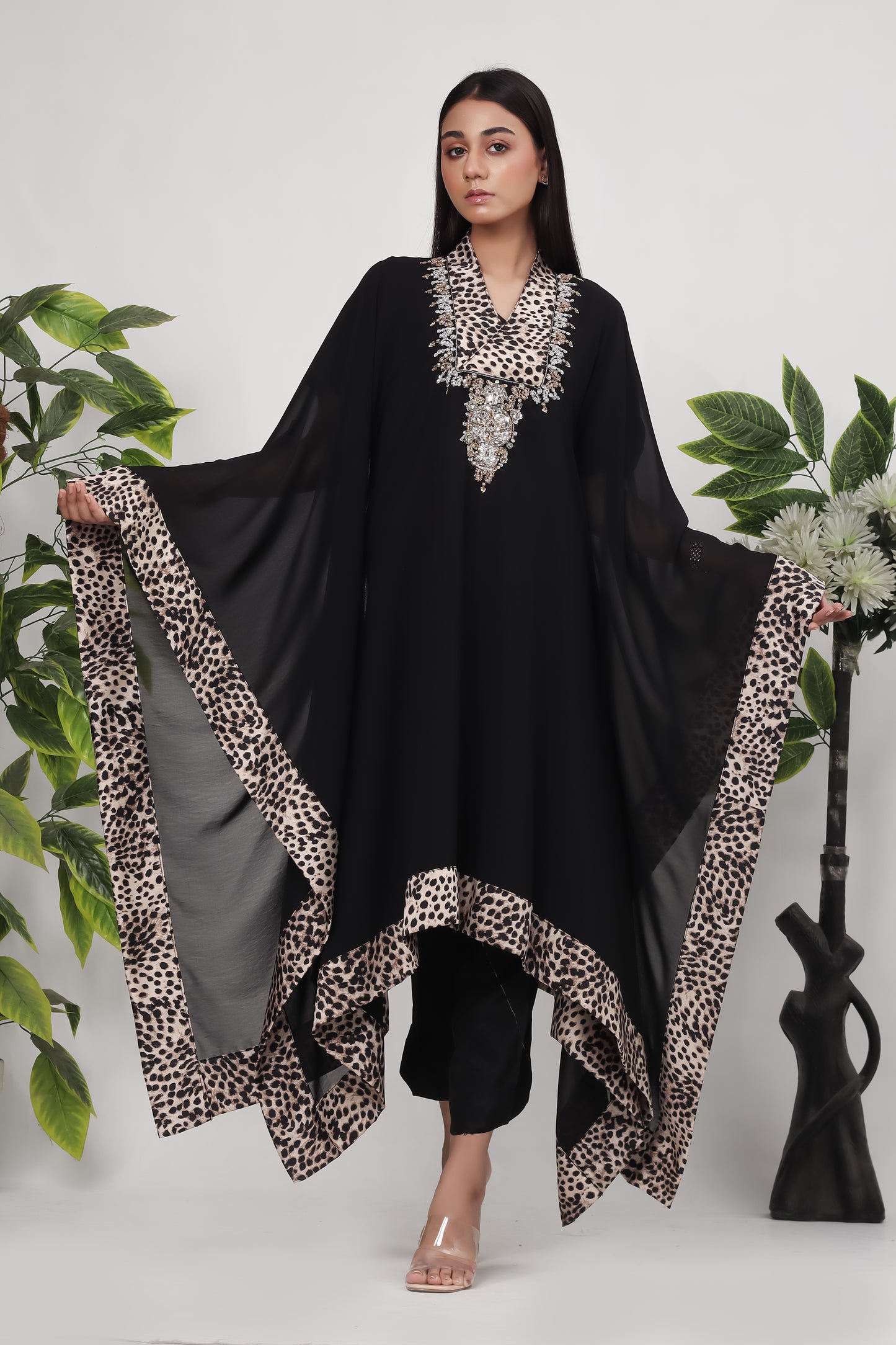 Virelle - 3-Piece Stitched Suit Kaftan- RZL108