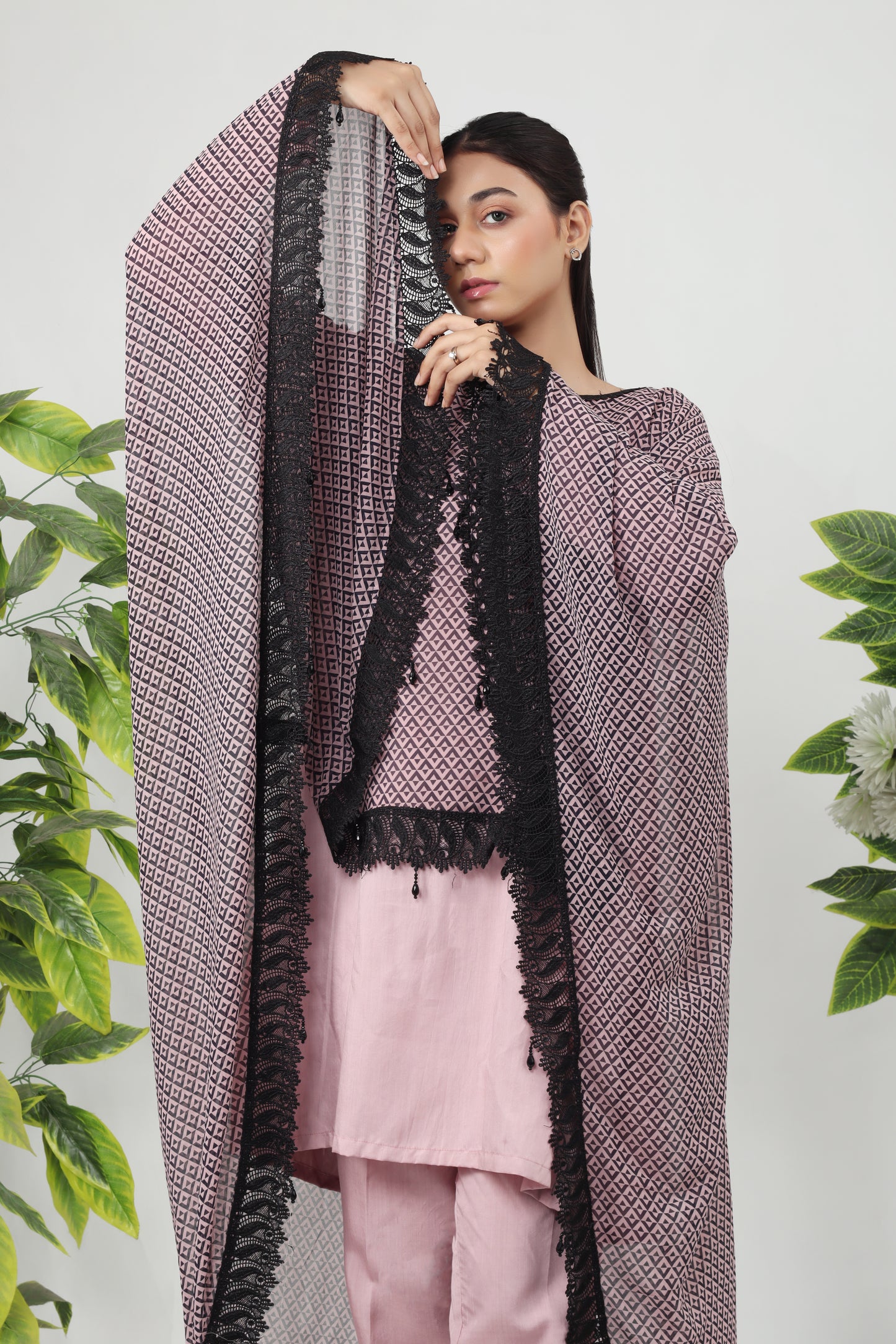Coralé - 3-Piece Stitched Suit - RZL129