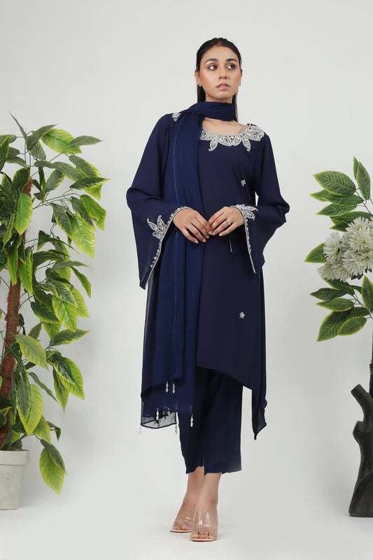Iris - 3-Piece Stitched Suit - RZL120