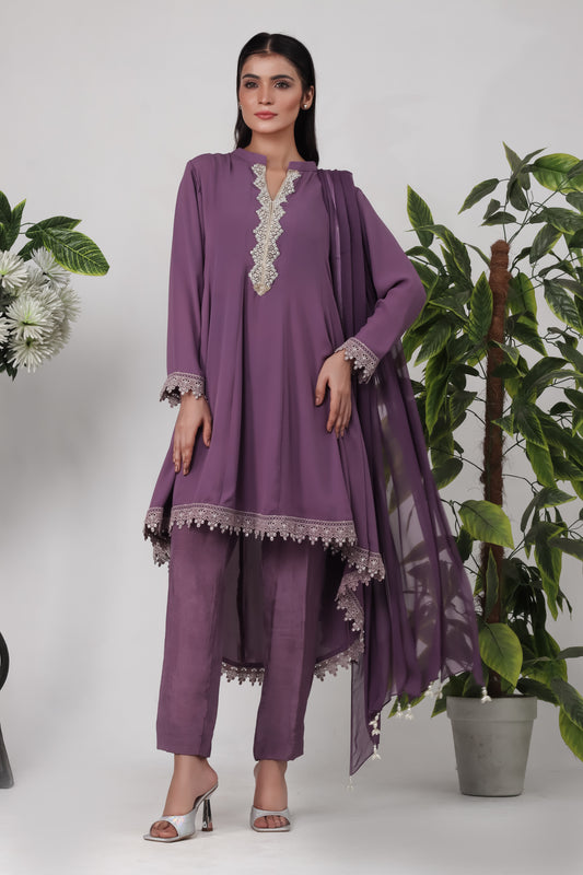 Isla - 3-Piece Stitched Suit - RZL117