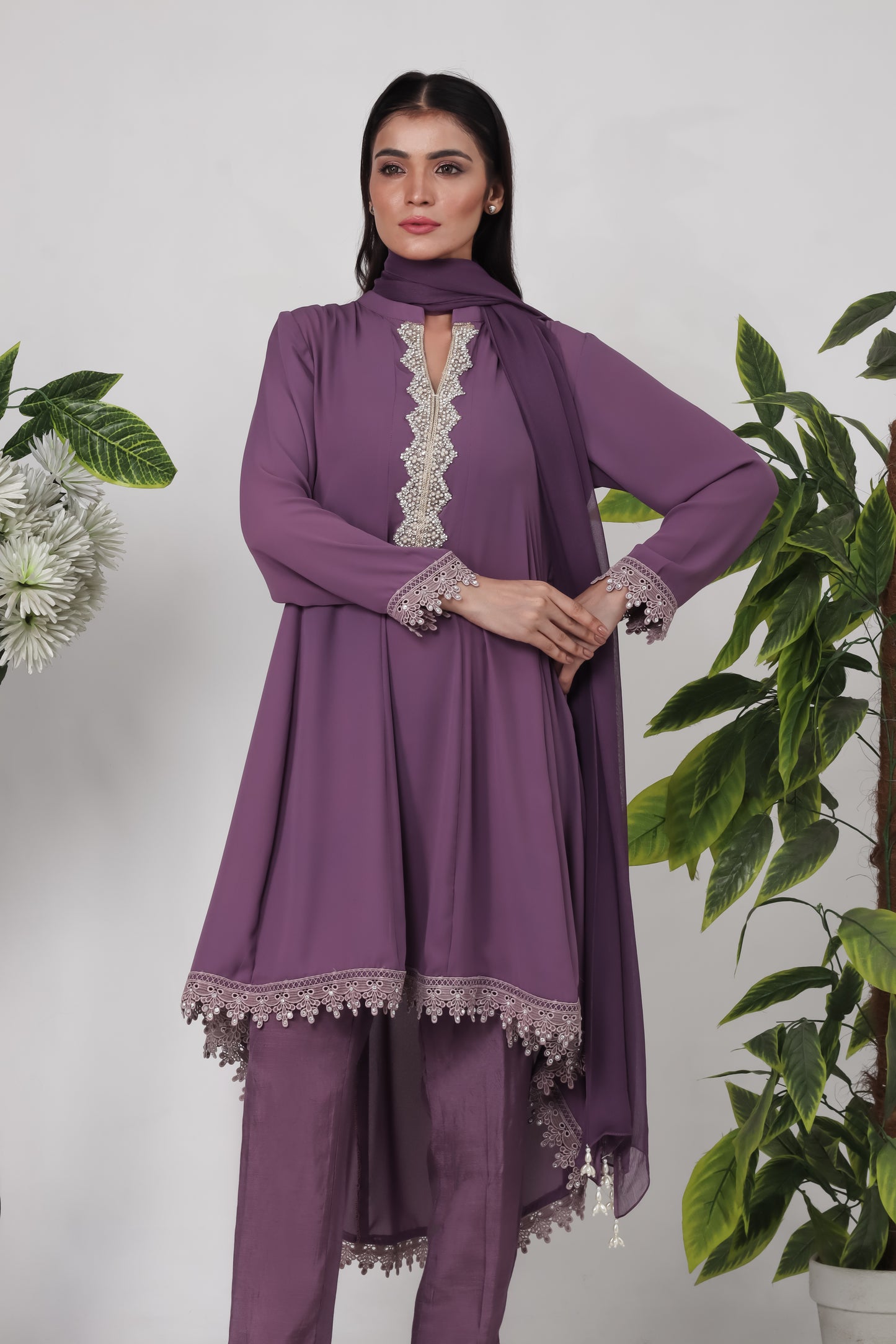 Isla - 3-Piece Stitched Suit - RZL117