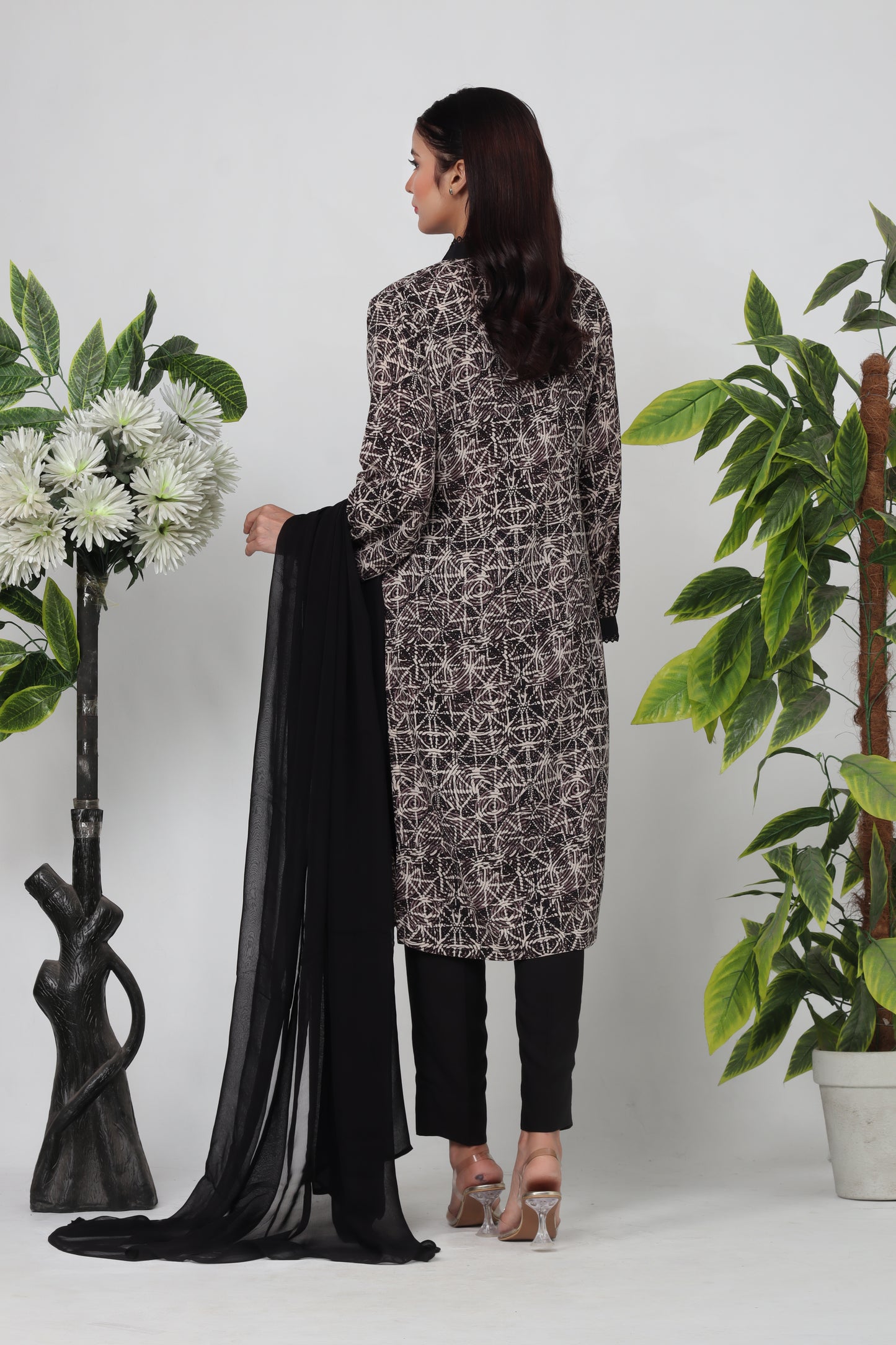 Celna - 3-Piece Stitched Suit - RZL130