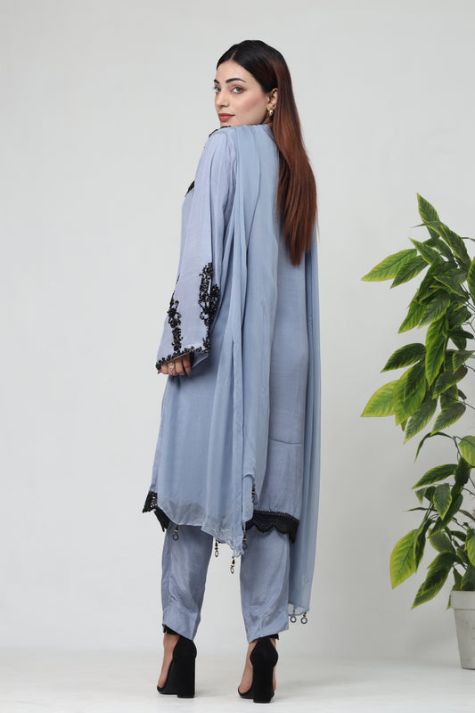 Ophelia - 3-Piece Stitched Suit - RZL116