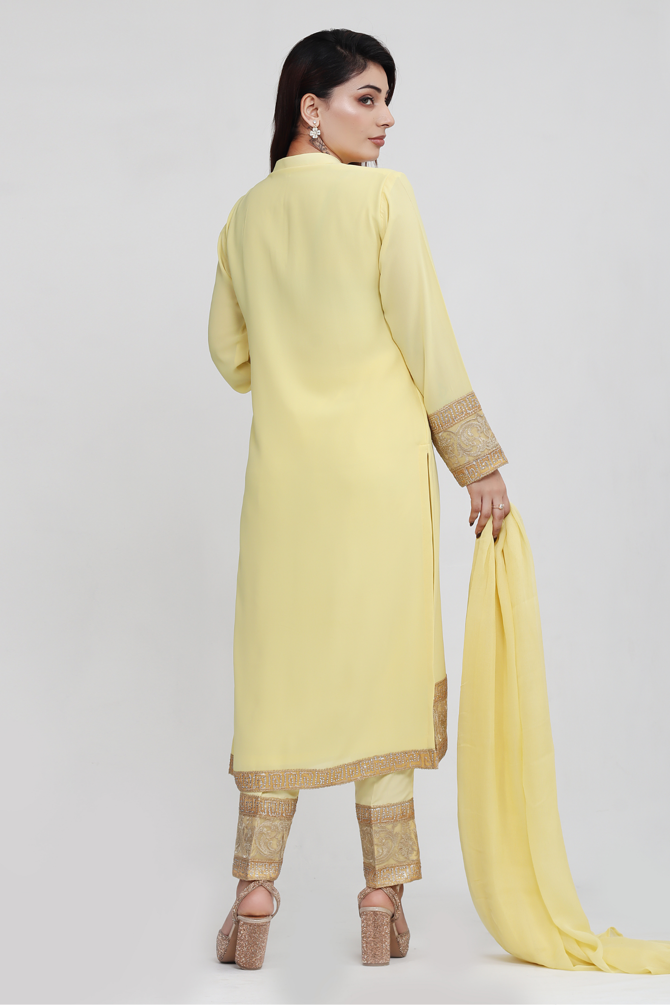 Nora - 3-Piece Stitched Suit - RZL128