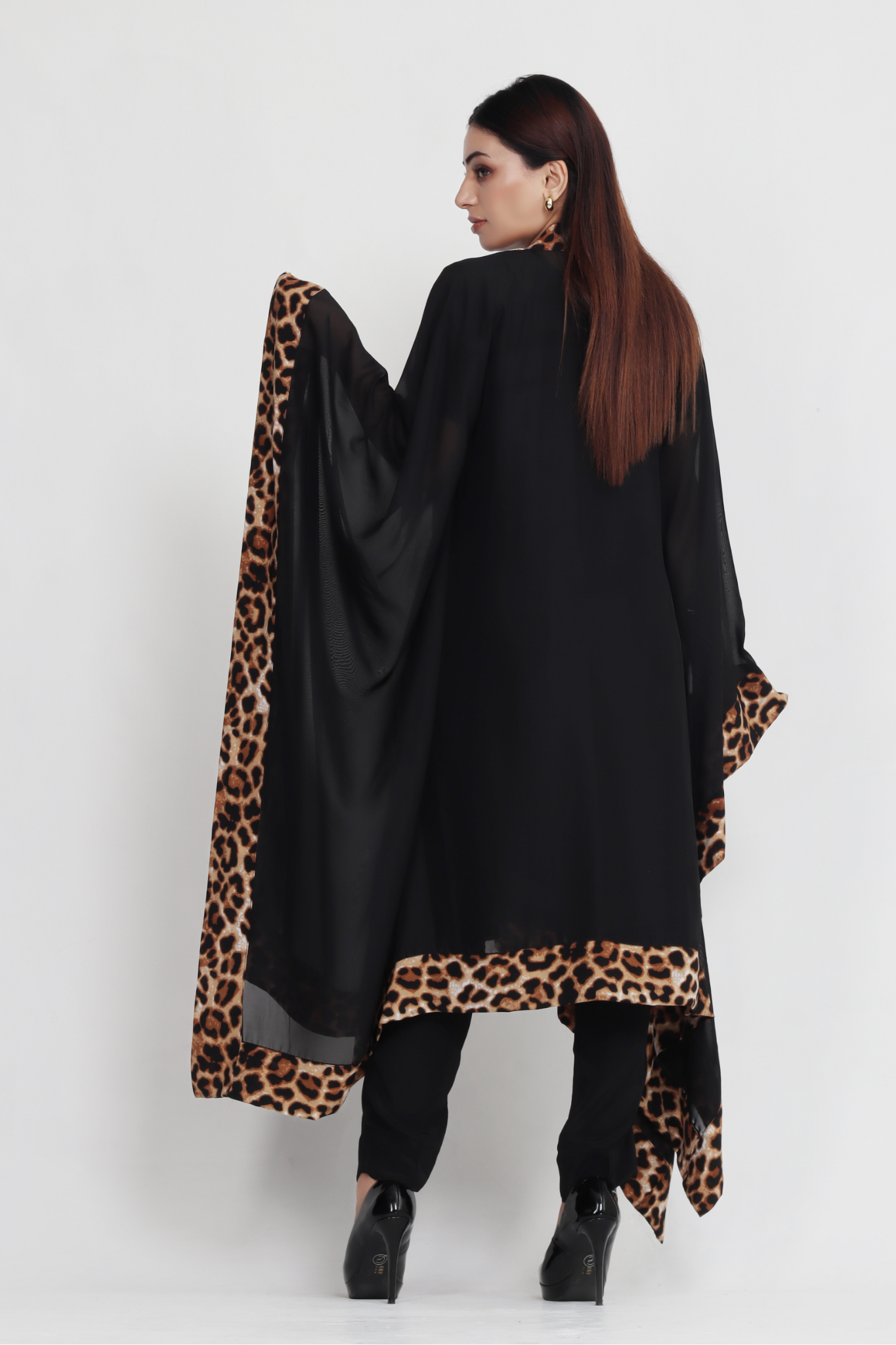 Celeste - 3-Piece Stitched Suit Kaftan - RZL105
