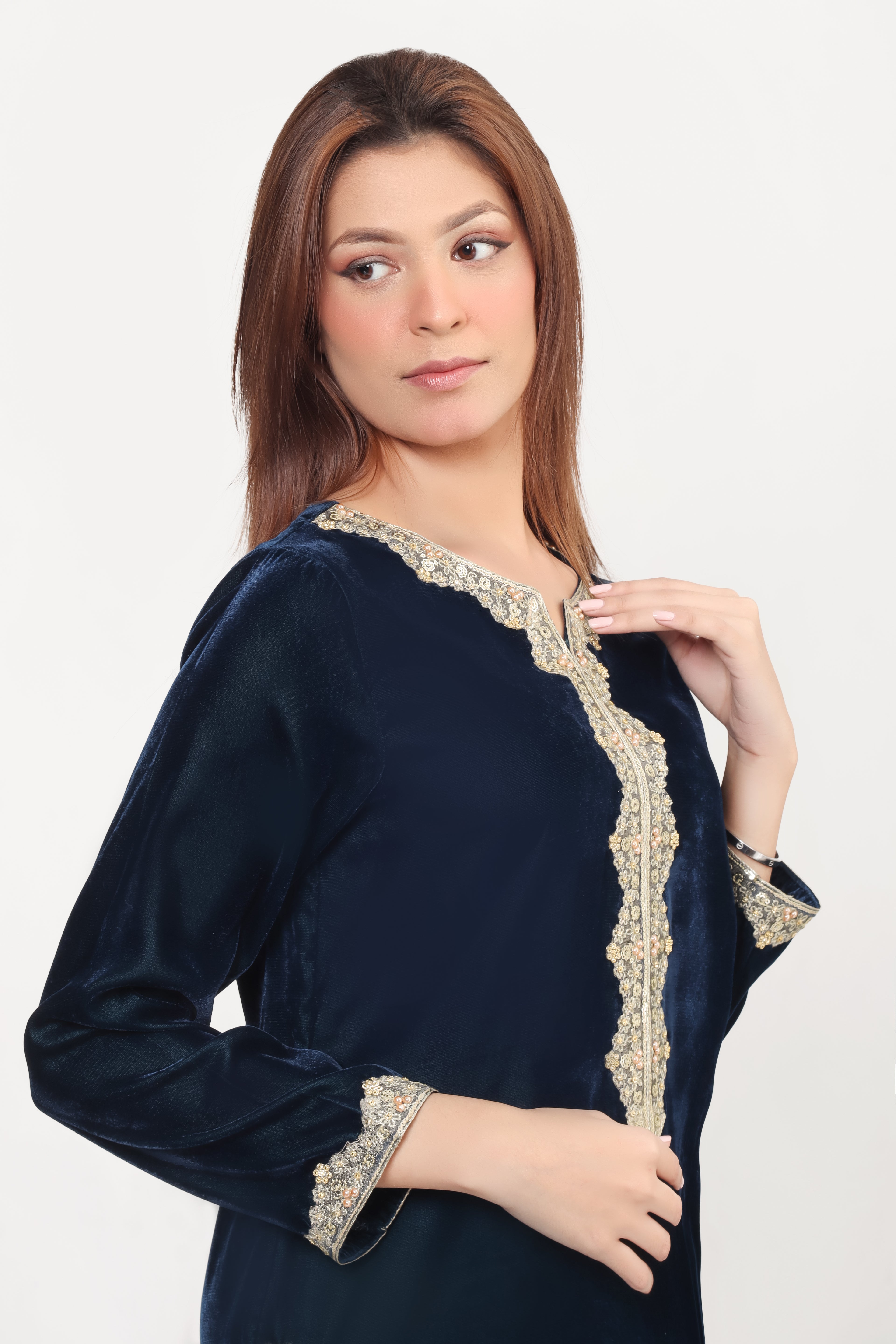 Velvet Aurelia - 3-Piece Stitched Suit