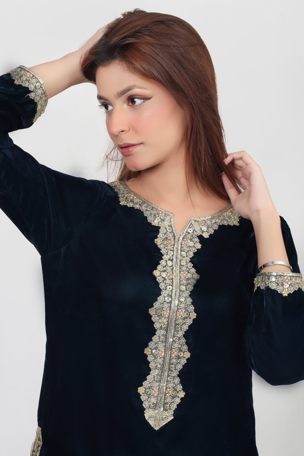 Velvet Aurelia - 3-Piece Stitched Suit