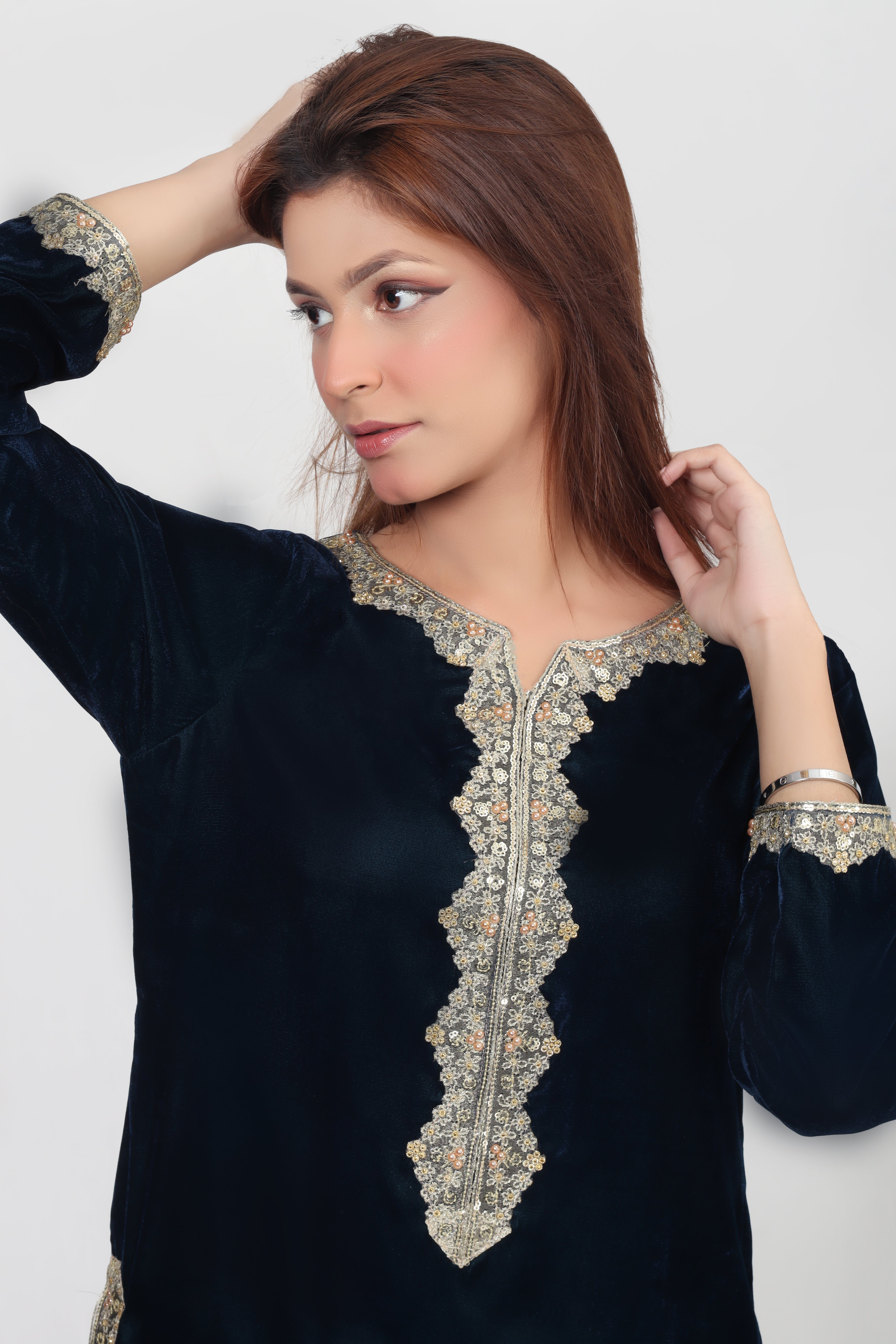 Velvet Aurelia - 3-Piece Stitched Suit