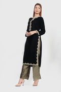 Majesty Velvet Set - 3 Piece Stitched Suit