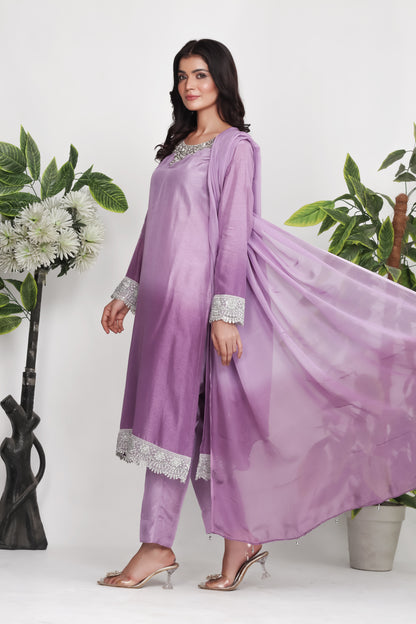 Vivara - 3-Piece Stitched Suit - RZL121