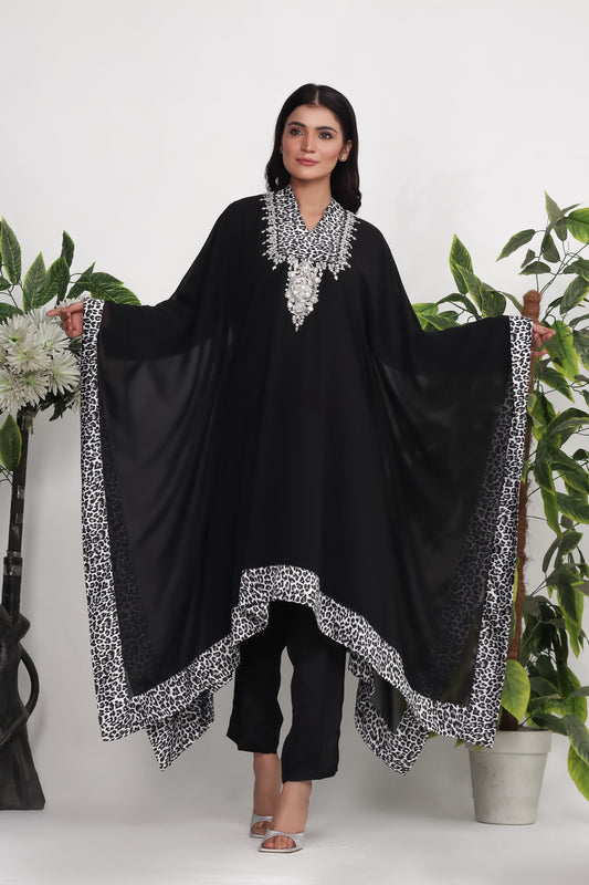Valea - 3-Piece Stitched Suit Kaftan- RZL107