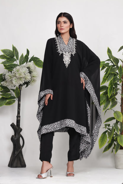 Valea - 3-Piece Stitched Suit Kaftan- RZL107