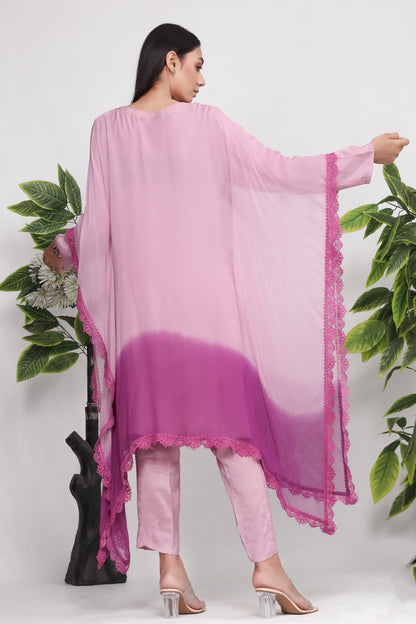 Roselle - 3-Piece Stitched Kaftan Suit - RZL123