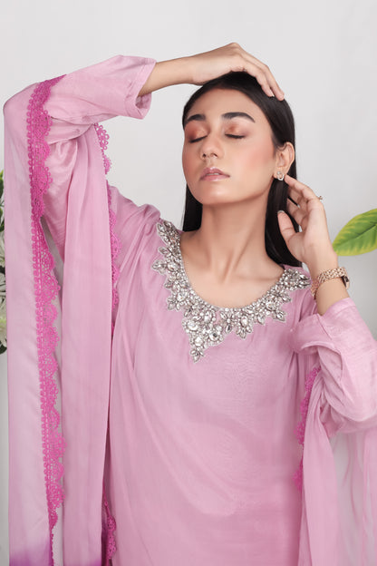 Roselle - 3-Piece Stitched Kaftan Suit - RZL123
