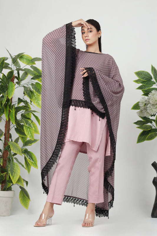 Coralé - 3-Piece Stitched Suit - RZL129