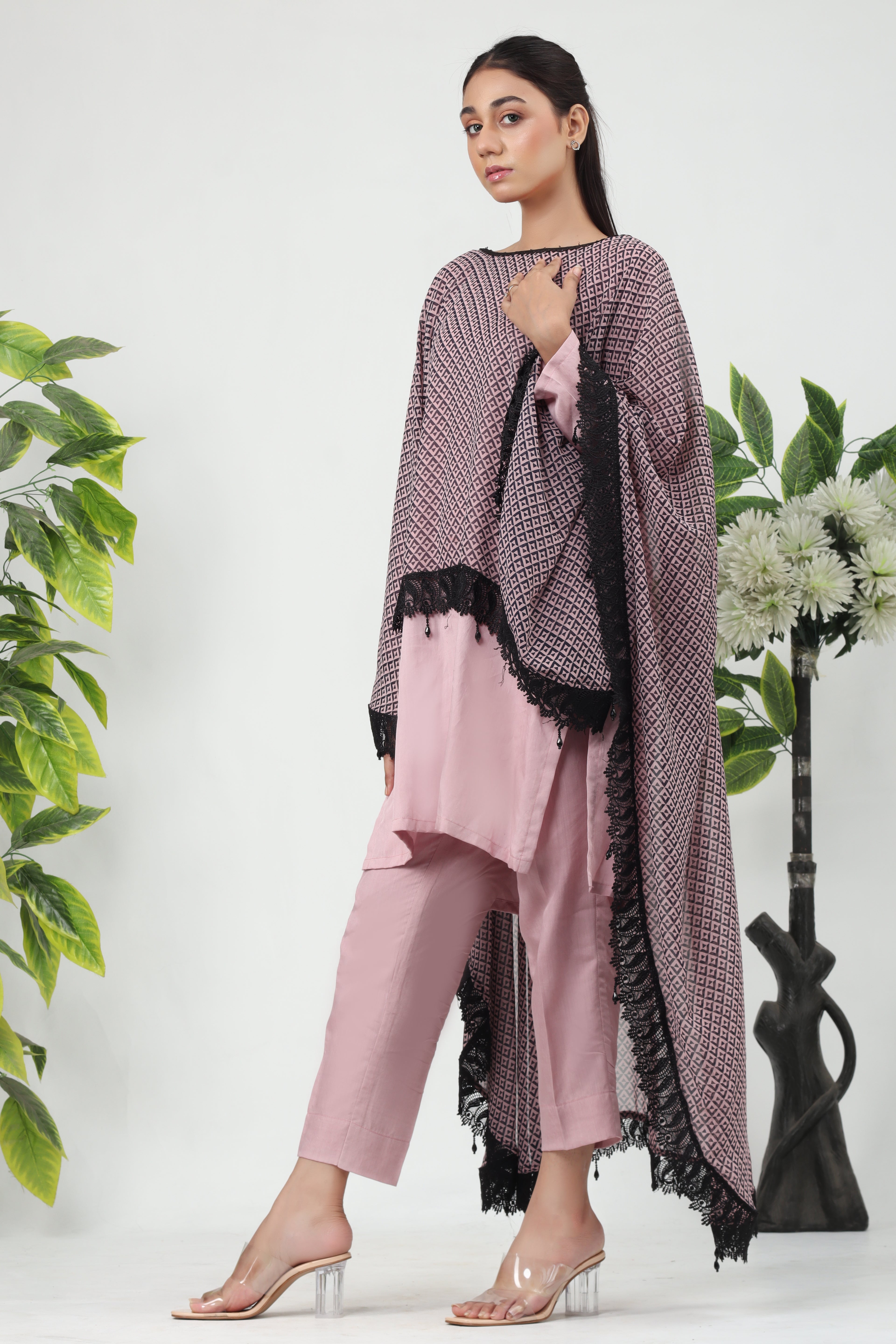 Coralé - 3-Piece Stitched Suit - RZL129