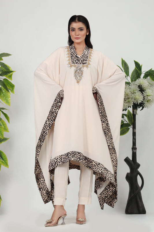 Ombra - 3-Piece Stitched Suit Kaftan- RZL106