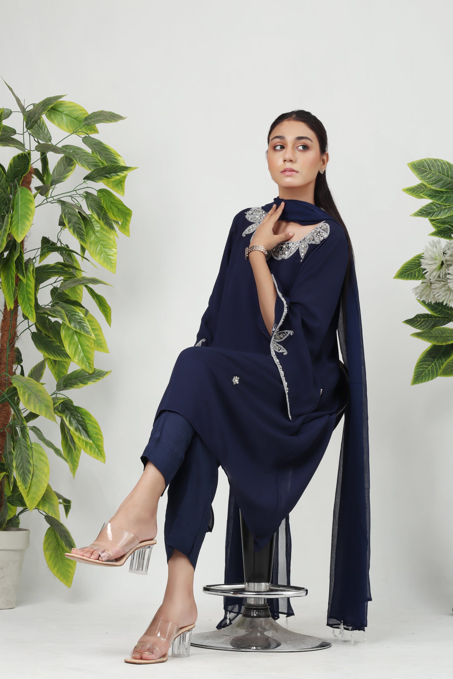 Iris - 3-Piece Stitched Suit - RZL120