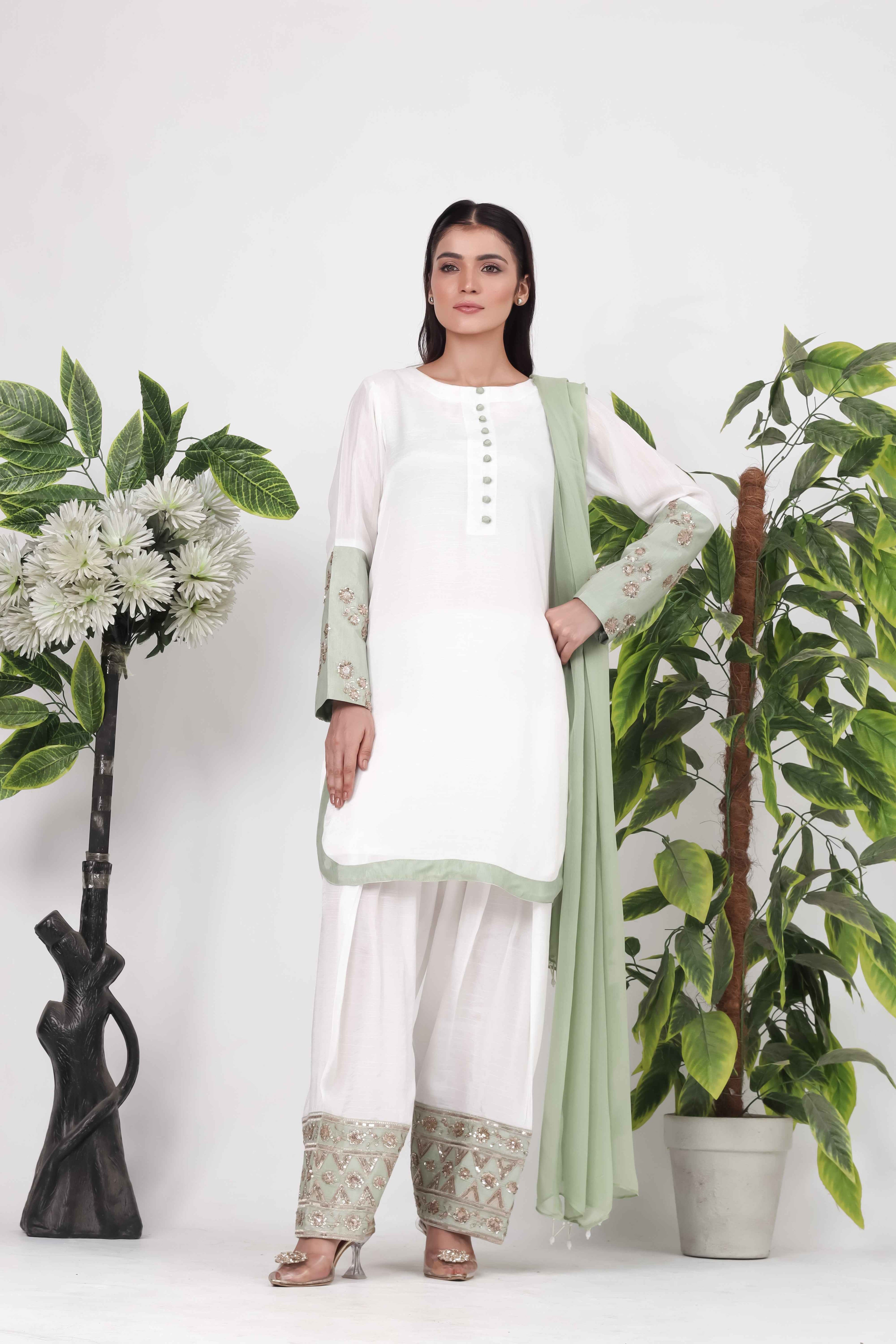 Azenor - 3-Piece Stitched Suit - RZL110