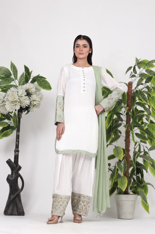 Azenor - 3-Piece Stitched Suit - RZL110