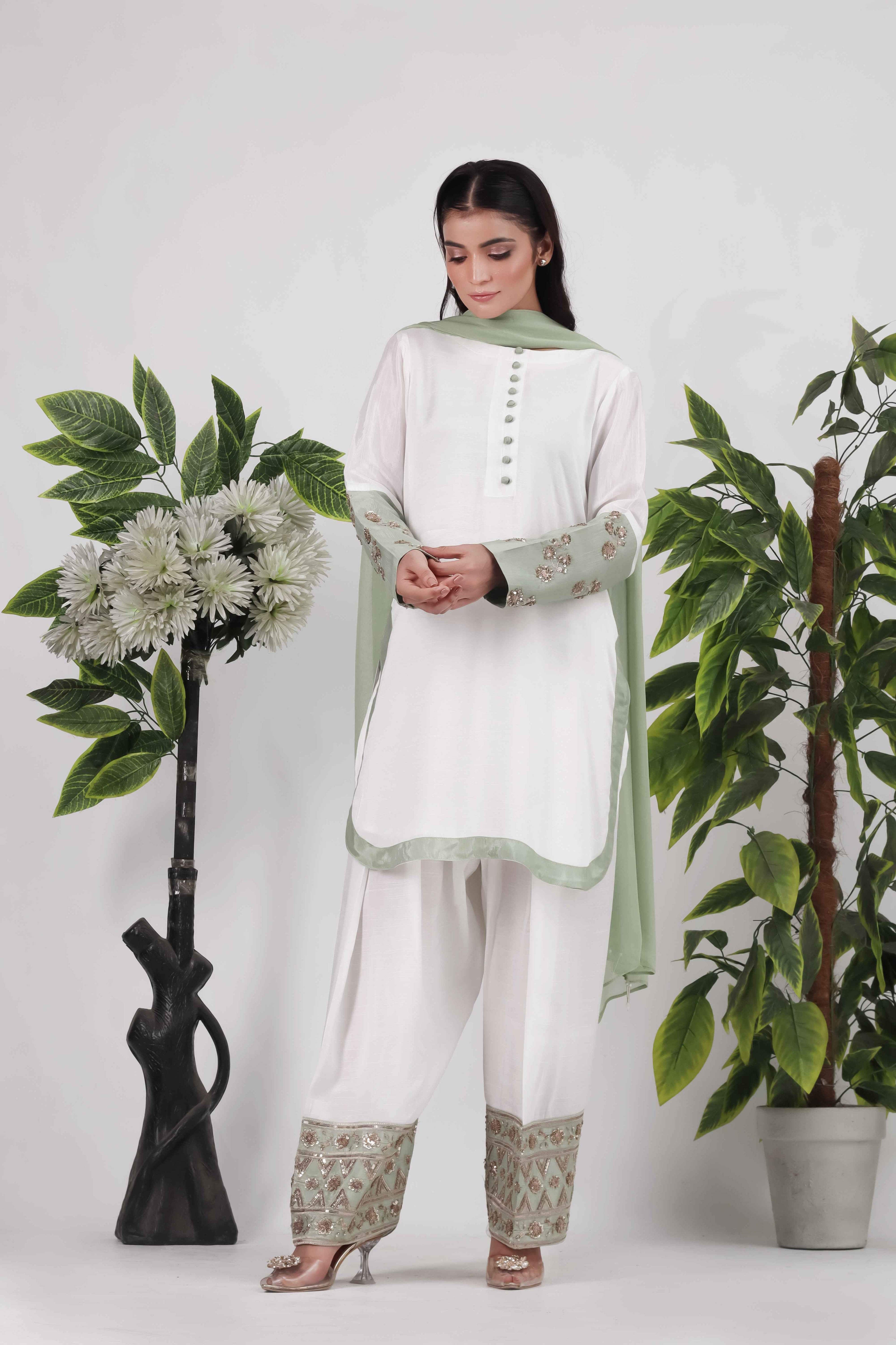 Azenor - 3-Piece Stitched Suit - RZL110