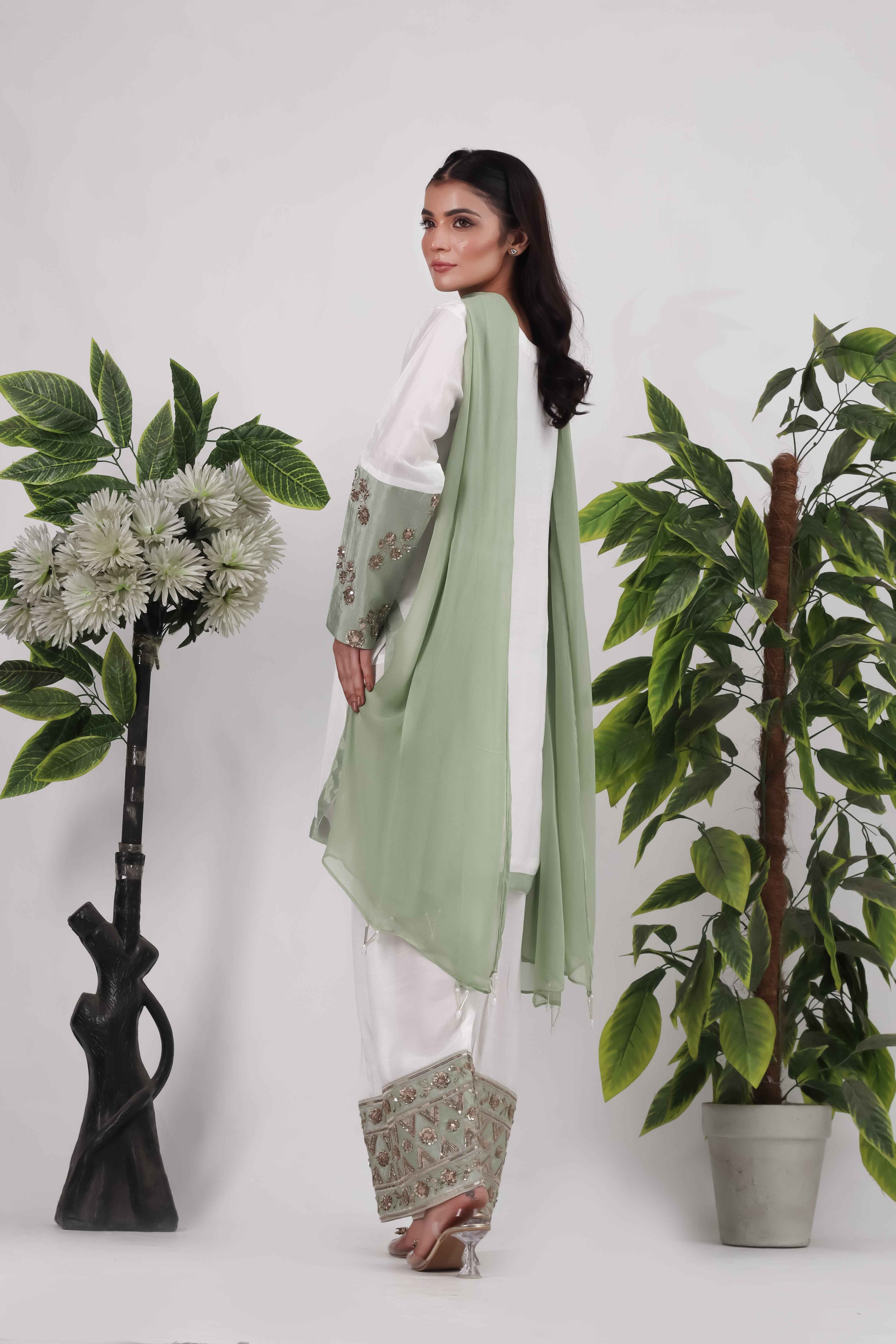 Azenor - 3-Piece Stitched Suit - RZL110