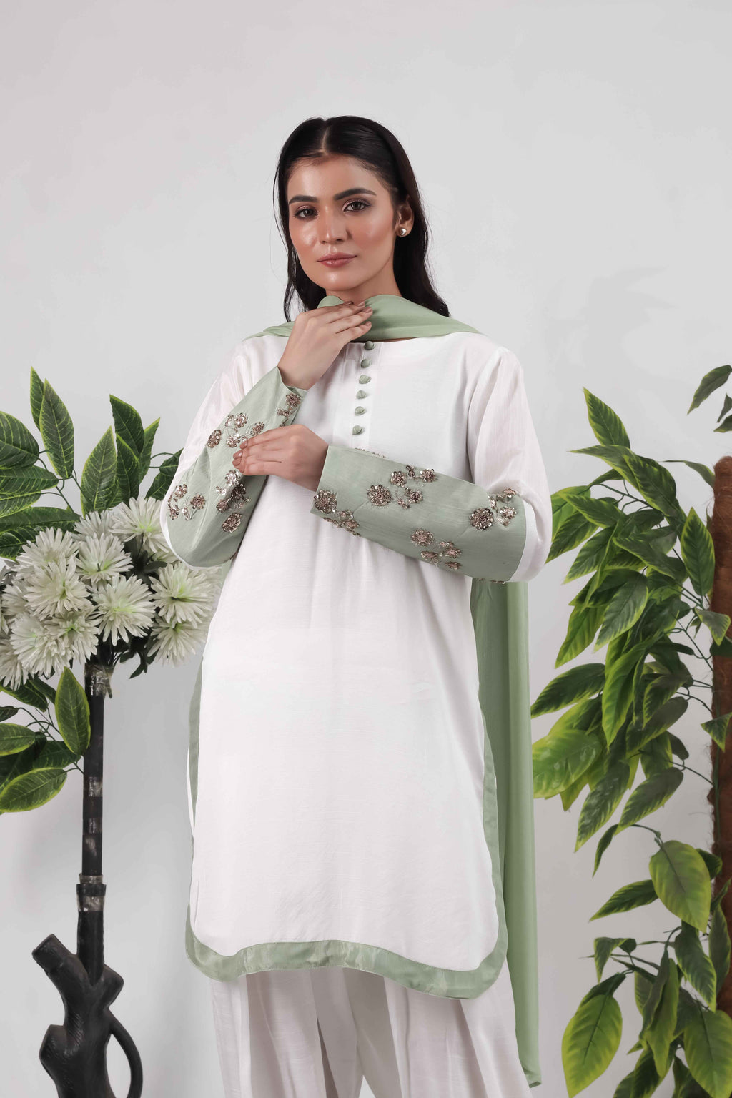 Azenor - 3-Piece Stitched Suit - RZL110