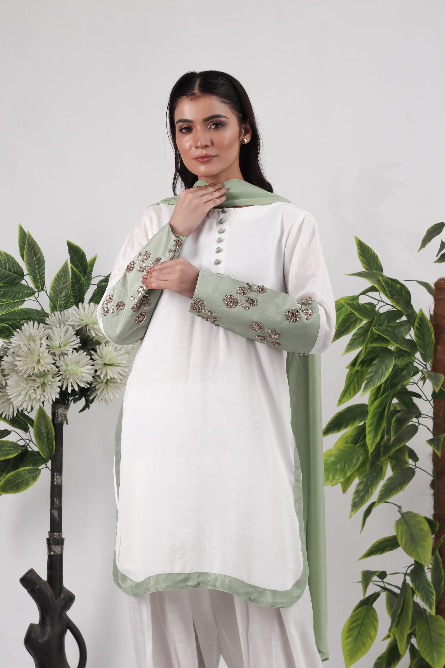 Azenor - 3-Piece Stitched Suit - RZL110