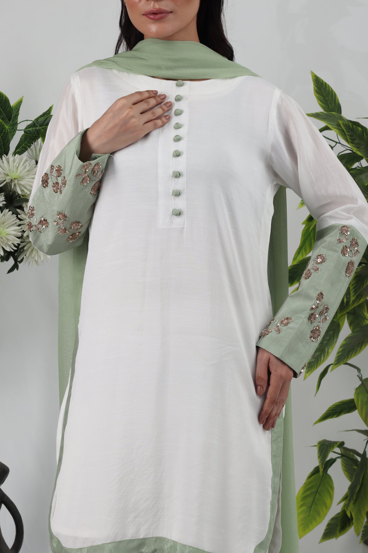 Azenor - 3-Piece Stitched Suit - RZL110