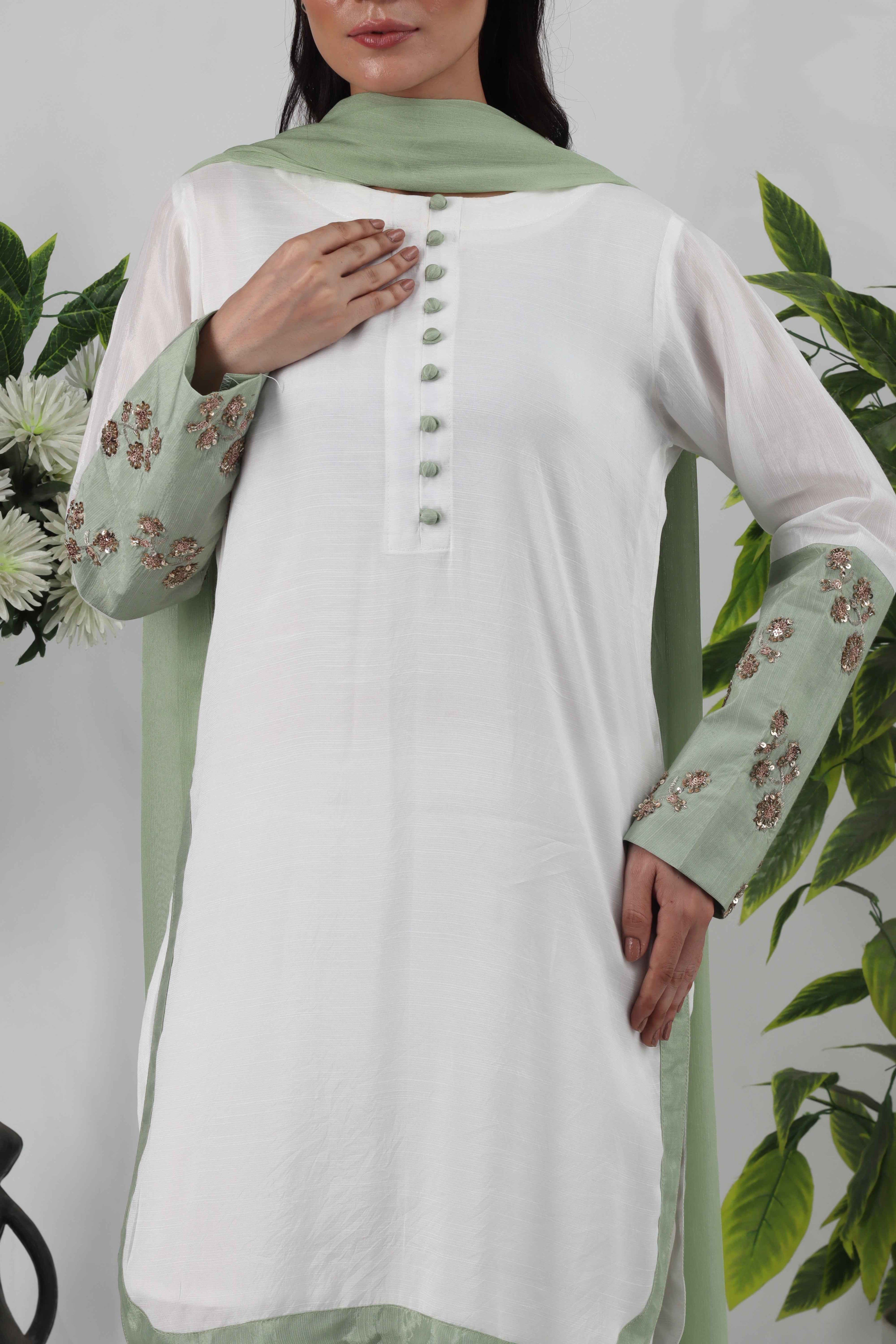 Azenor - 3-Piece Stitched Suit - RZL110