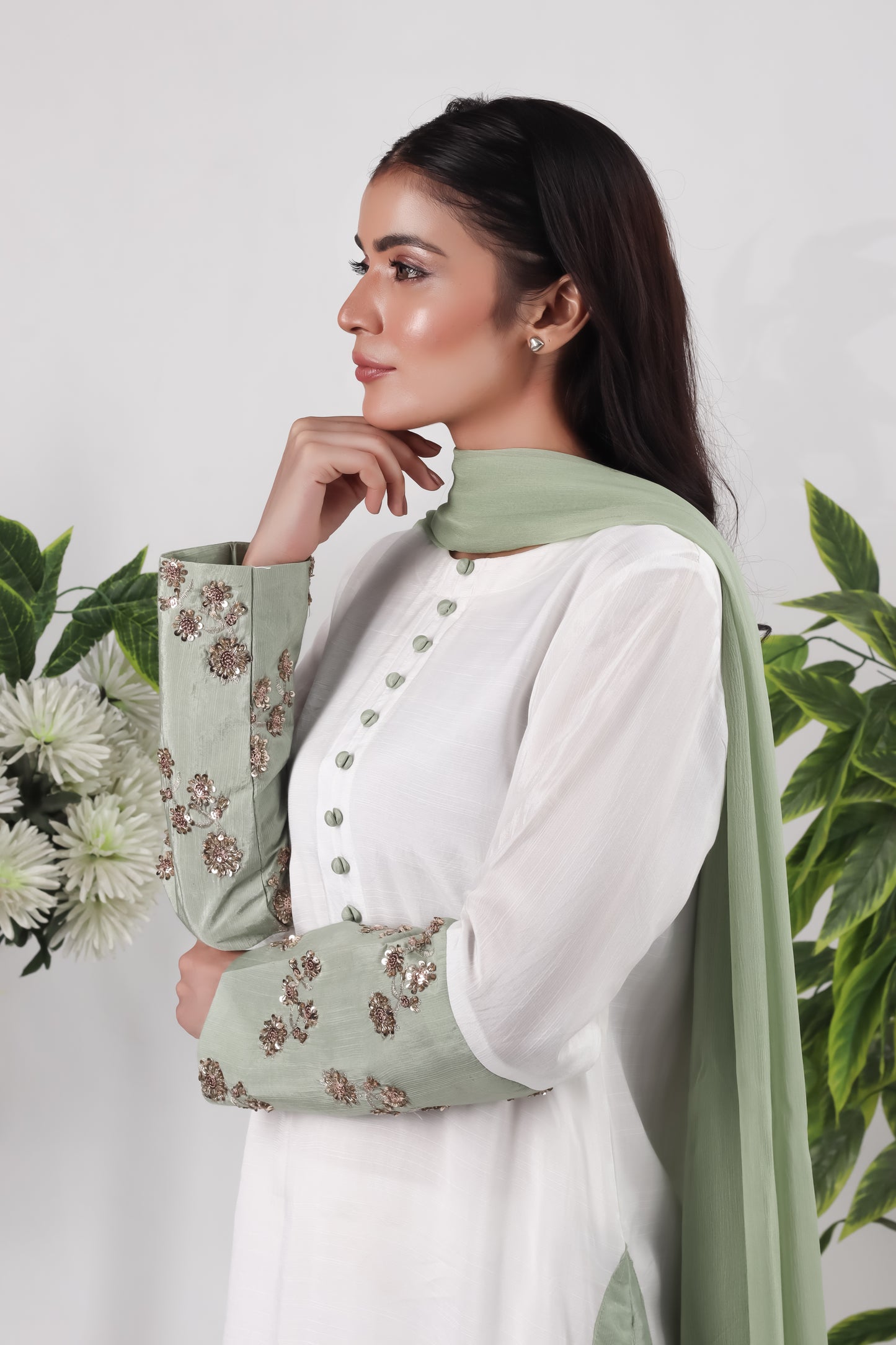 Azenor - 3-Piece Stitched Suit - RZL110