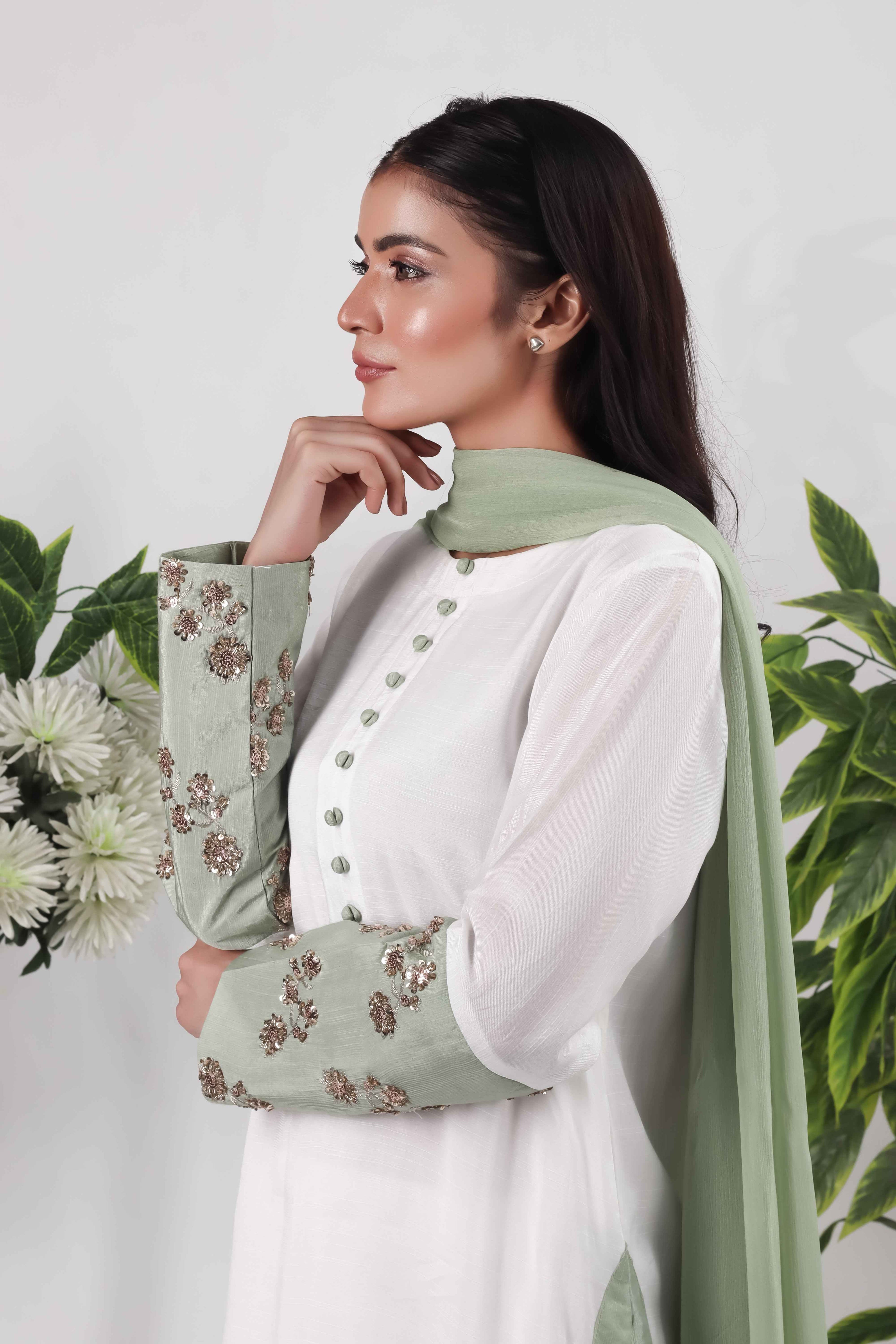 Azenor - 3-Piece Stitched Suit - RZL110