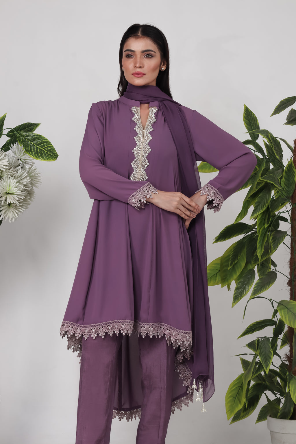 Isla - 3-Piece Stitched Suit - RZL117