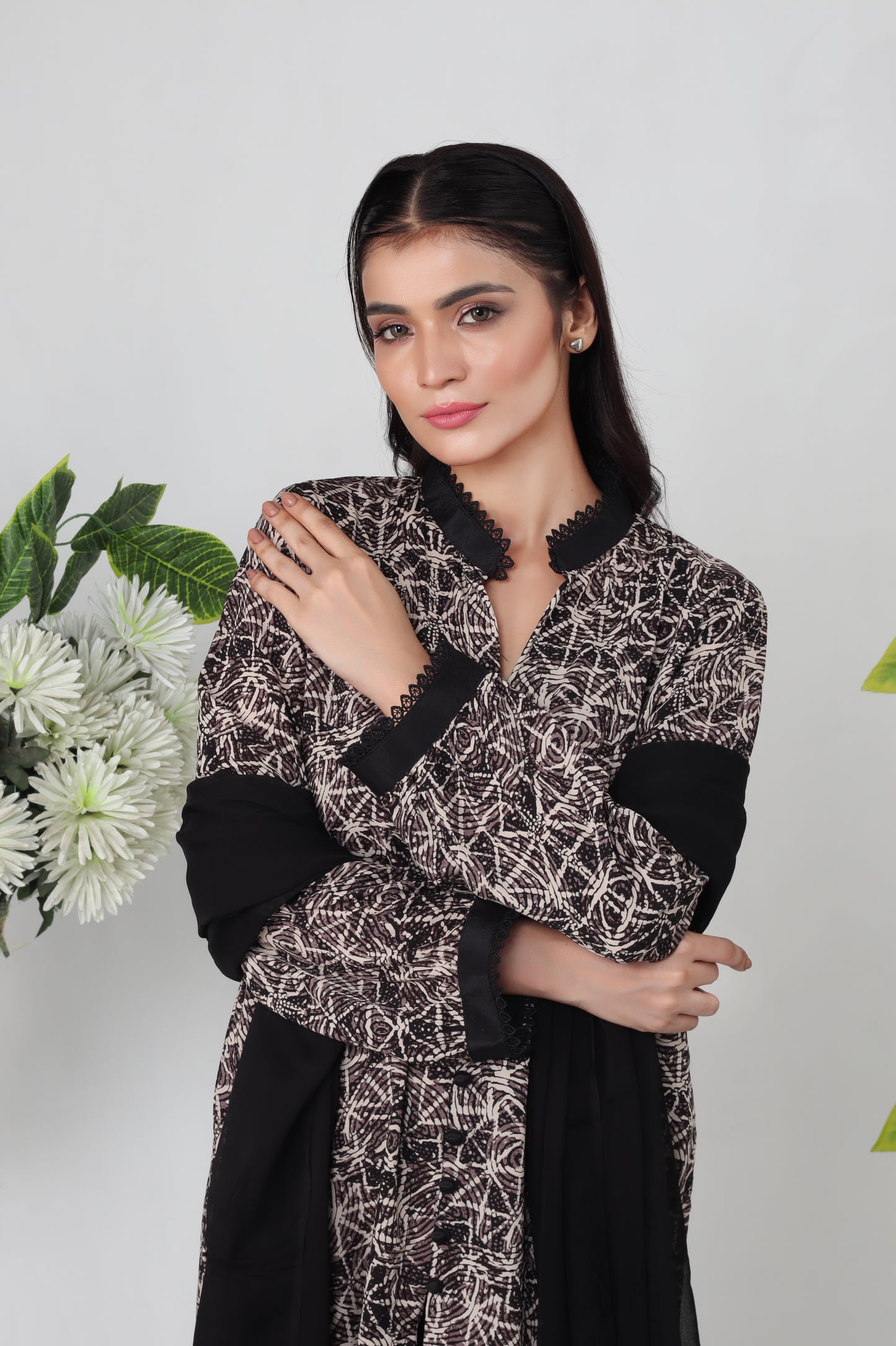 Celna - 3-Piece Stitched Suit - RZL130