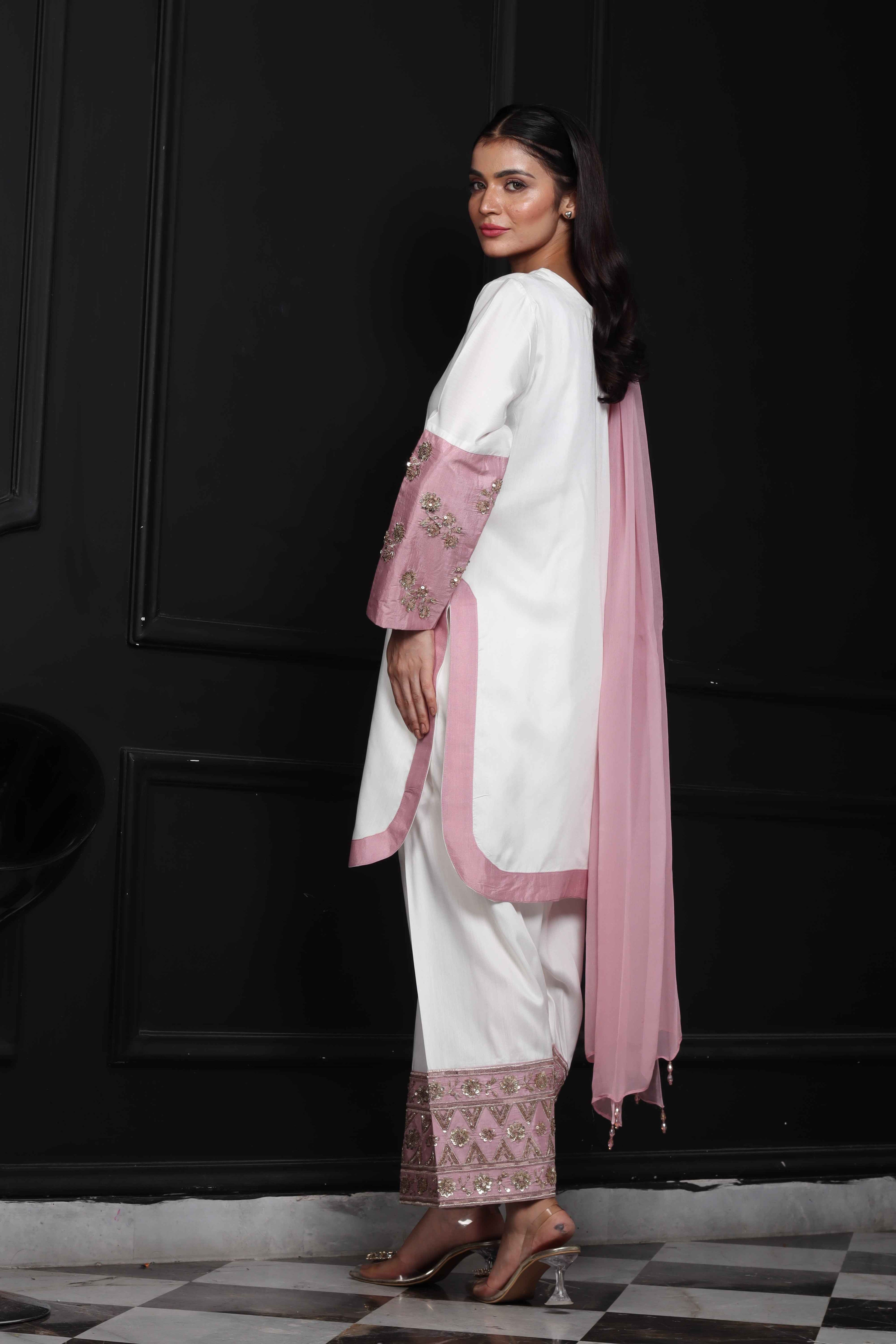 Amirah - 3-Piece Stitched Suit - RZL109