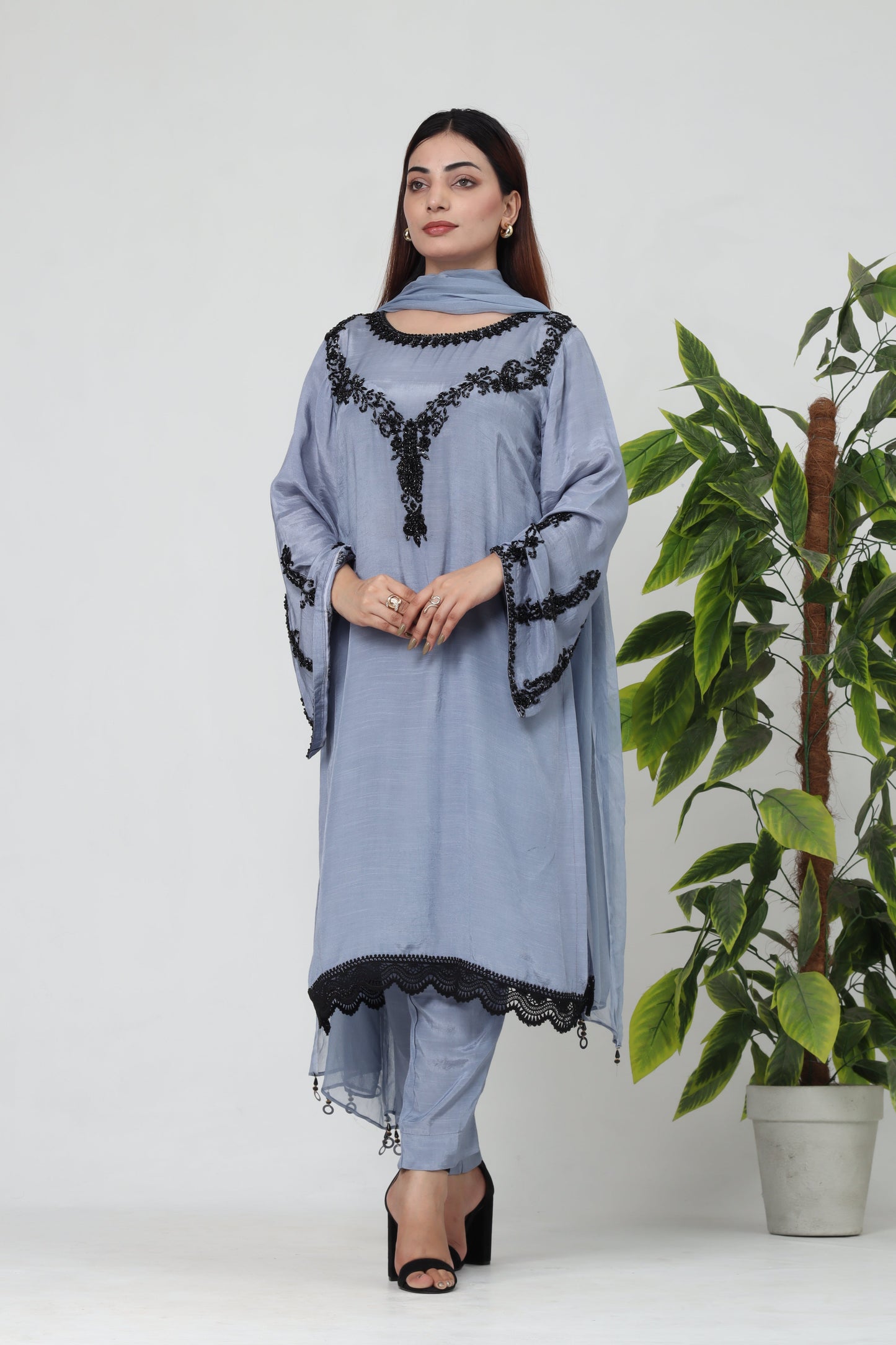 Ophelia - 3-Piece Stitched Suit - RZL116