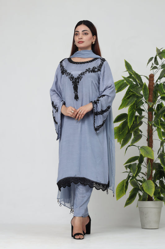 Ophelia - 3-Piece Stitched Suit - RZL116