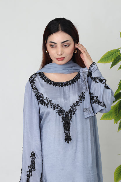 Ophelia - 3-Piece Stitched Suit - RZL116