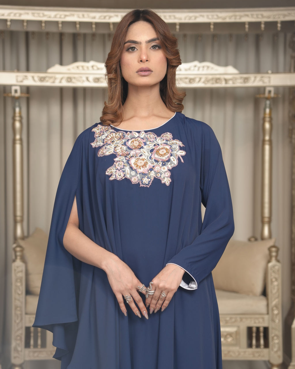 Blue Muse - 3Piece Stitched suit