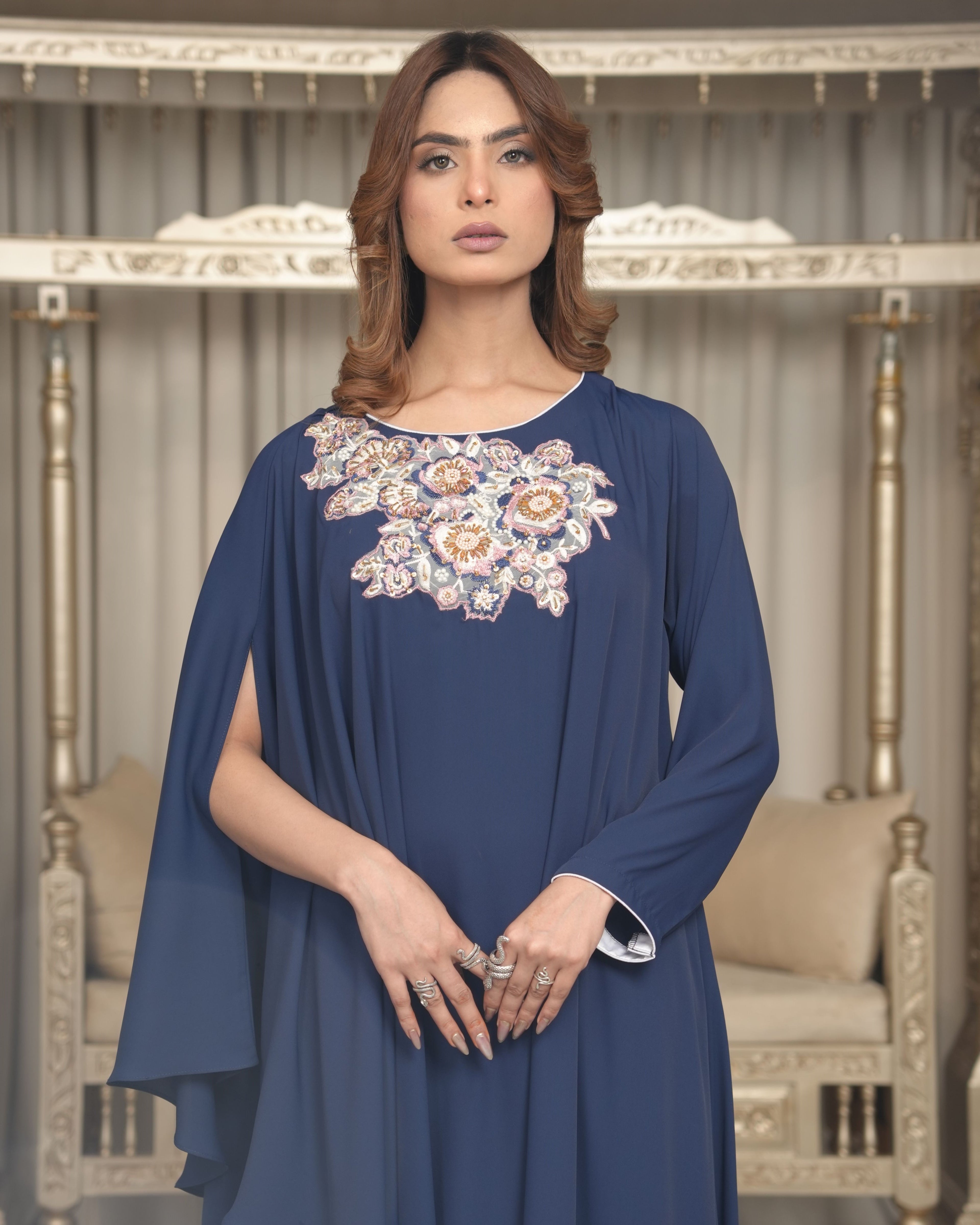 Blue Muse - 3Piece Stitched suit