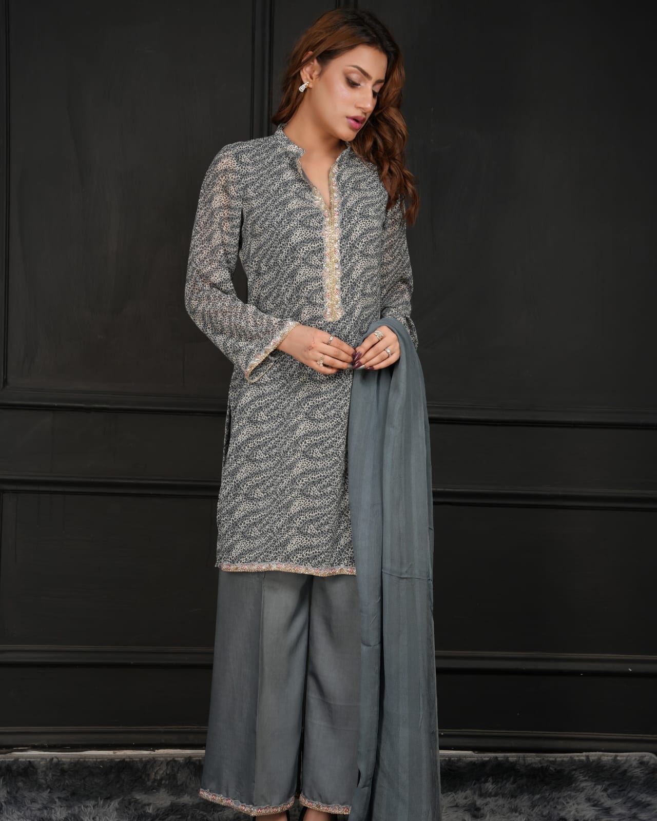 Ashlyn 3 Piece stitched suit