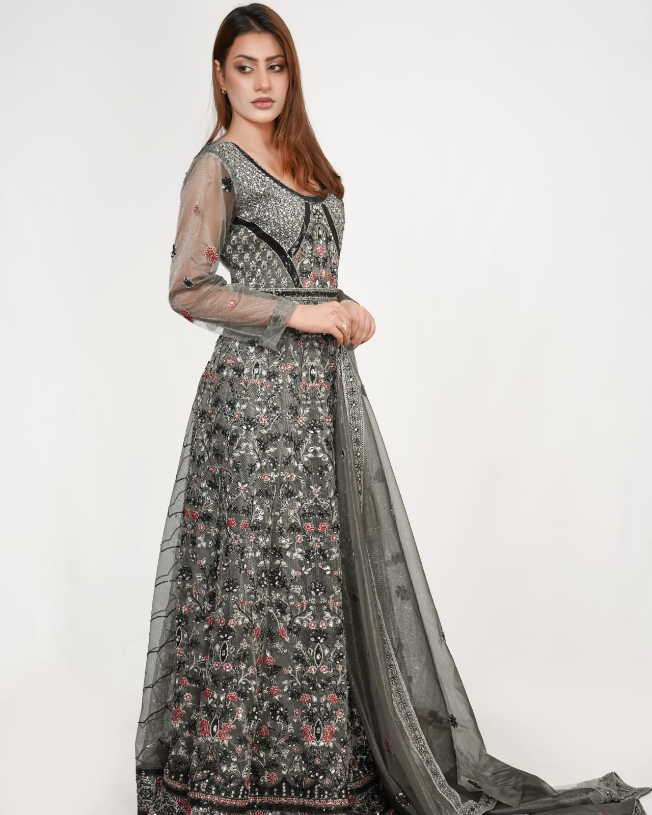 Ameerah-4-Piece suit Unstitched