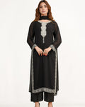 Silver Noir-3 Piece Stitched suit